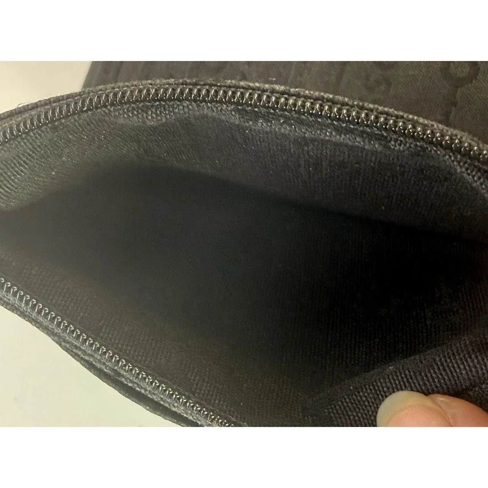 Fossil Long Live Vintage 1954 Emory Black Leather Lambskin Clutch Wallet Bifold